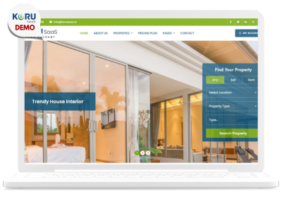 Koru SaaS Demo Real estate